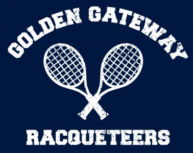 Golden Gateway Racqueteers Custom Shirts & Apparel